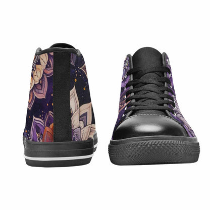 WOMEN'S Mandala High Top Canvas Dark Academia Shoes