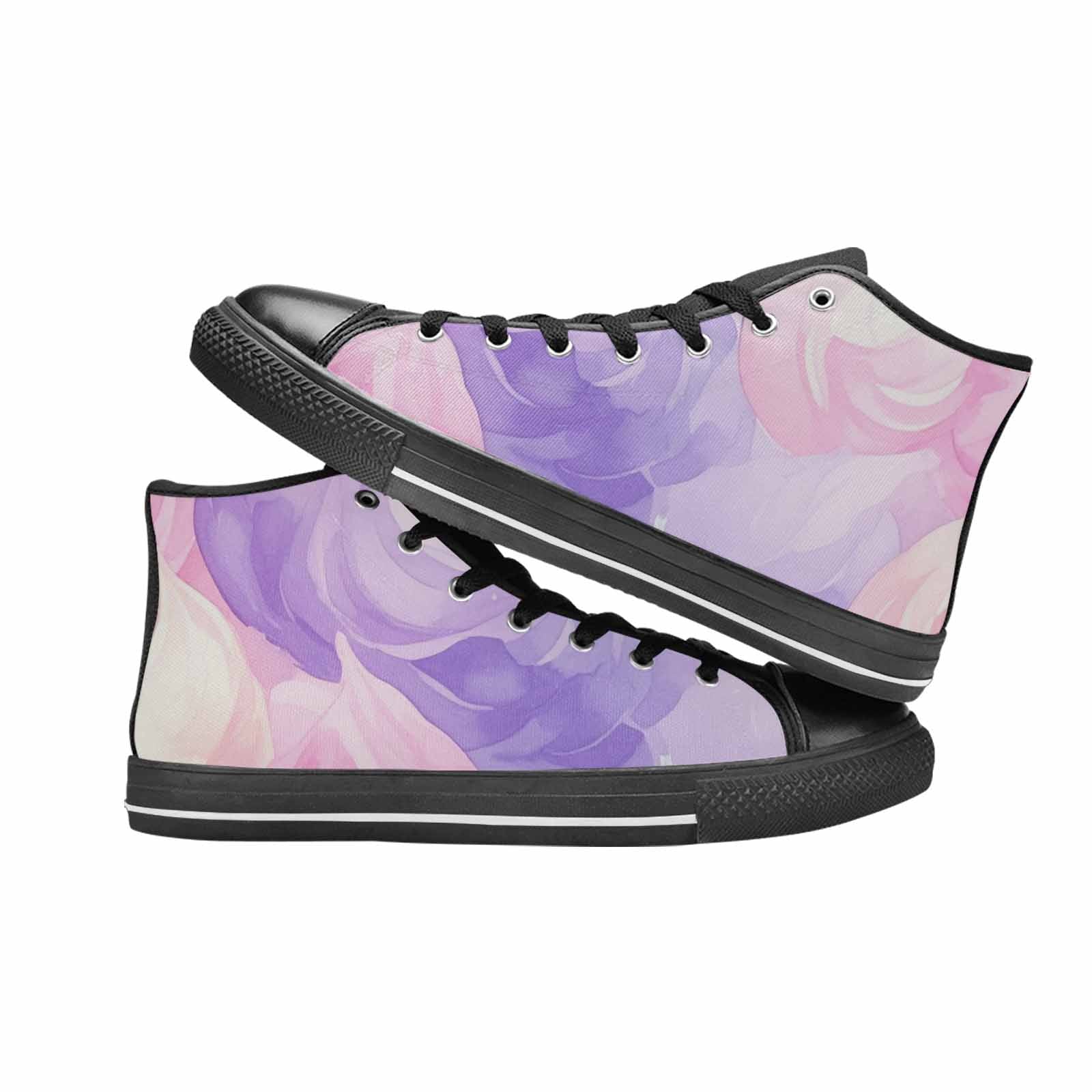MEN'S Tie Dye - High Top Canvas Vivid Custom Shoes