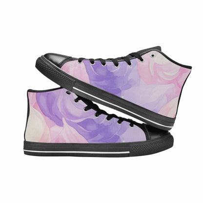 MEN'S Tie Dye - High Top Canvas Vivid Custom Shoes