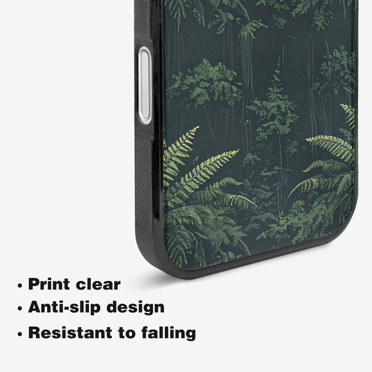 iPhone 16 Plus Case — Seamless Pattern Ancient Redwood Forest Giant, Unique Phone Case Design