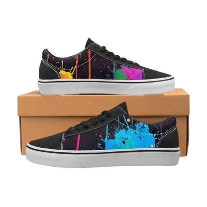 MEN'S Paint Splatter Canvas Lace-Up Y2K Shoes