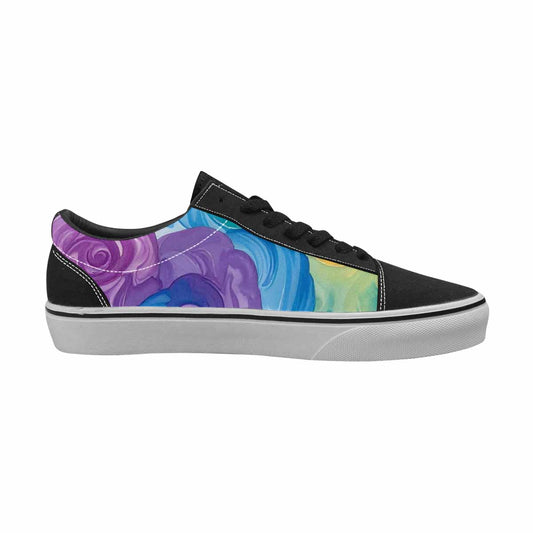 WOMEN'S Tie Lace-Up Canvas Neon Fantasy Custom Shoes