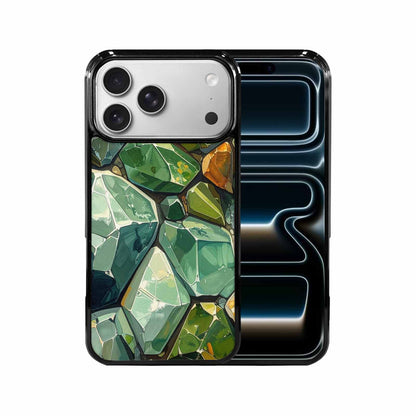 iPhone 17 Pro Max Case — Glossy Reptile Crystal Original Art, Custom Made Phone Cover