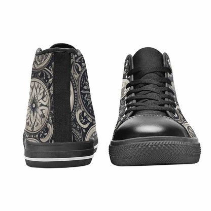 MEN'S Wolves Everywhere Collage High Top Canvas Surreal Custom Shoes