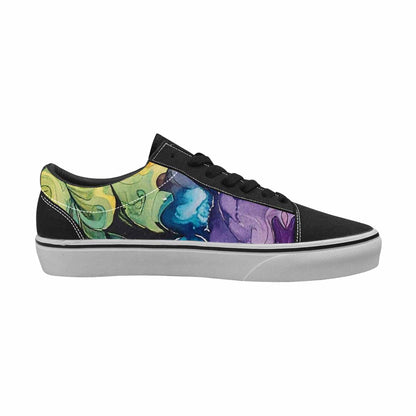 WOMEN'S Tie Lace-Up Canvas Neon Fantasy Shoes