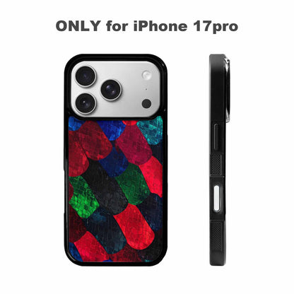 iPhone 17 Pro Case — Snake Print Dark Seamless Pattern Animal, Customized Protective Case