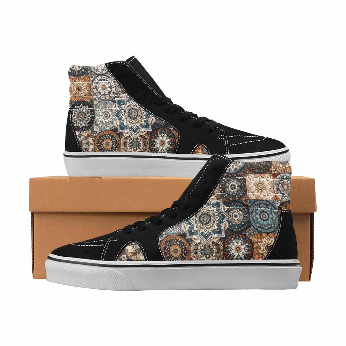 MEN'S Dark Black White Repeat 38 Ferion