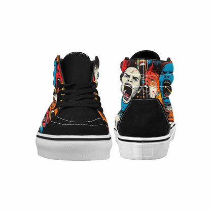 MEN'S Retro Comic Book Style Overlapping Halftone Ferion
