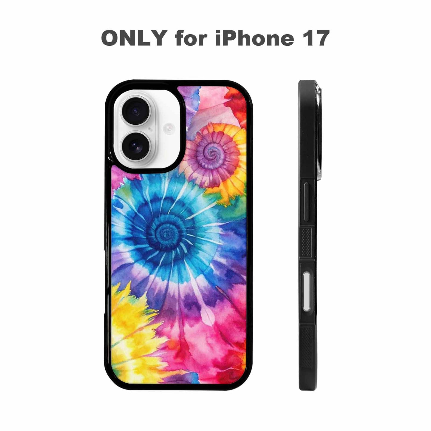 iPhone 17 Case — Small Tie Dye Swirl Tie Dye, Customized Protective Case
