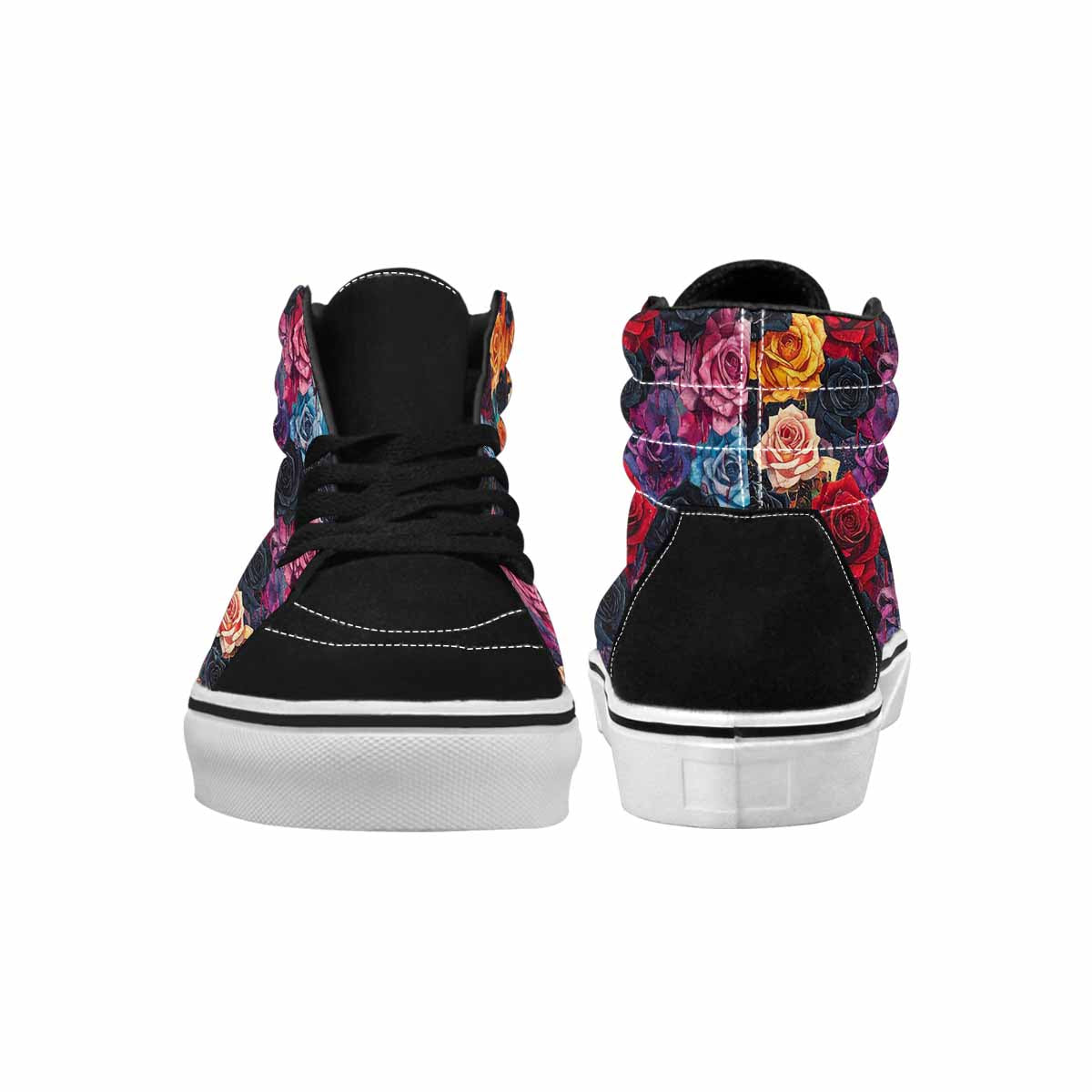 MEN'S Gothic Rose High Top Canvas Dreamcore Shoes
