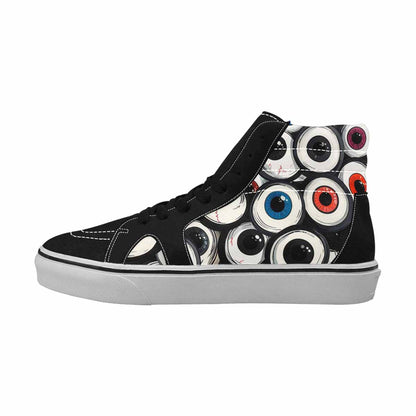 MEN'S Cartoon Monster Googly Eyeballs White Ferion
