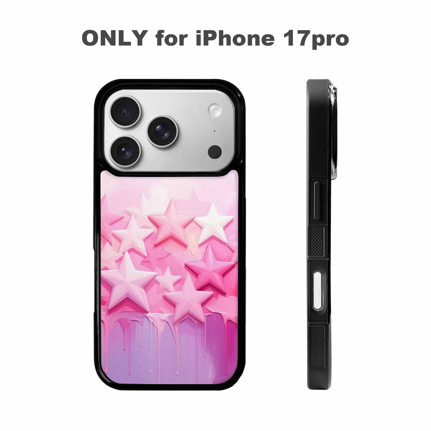 iPhone 17 Pro Case — Seamless Repeating Pattern Of Overlapping Galaxy, Custom Phone Case