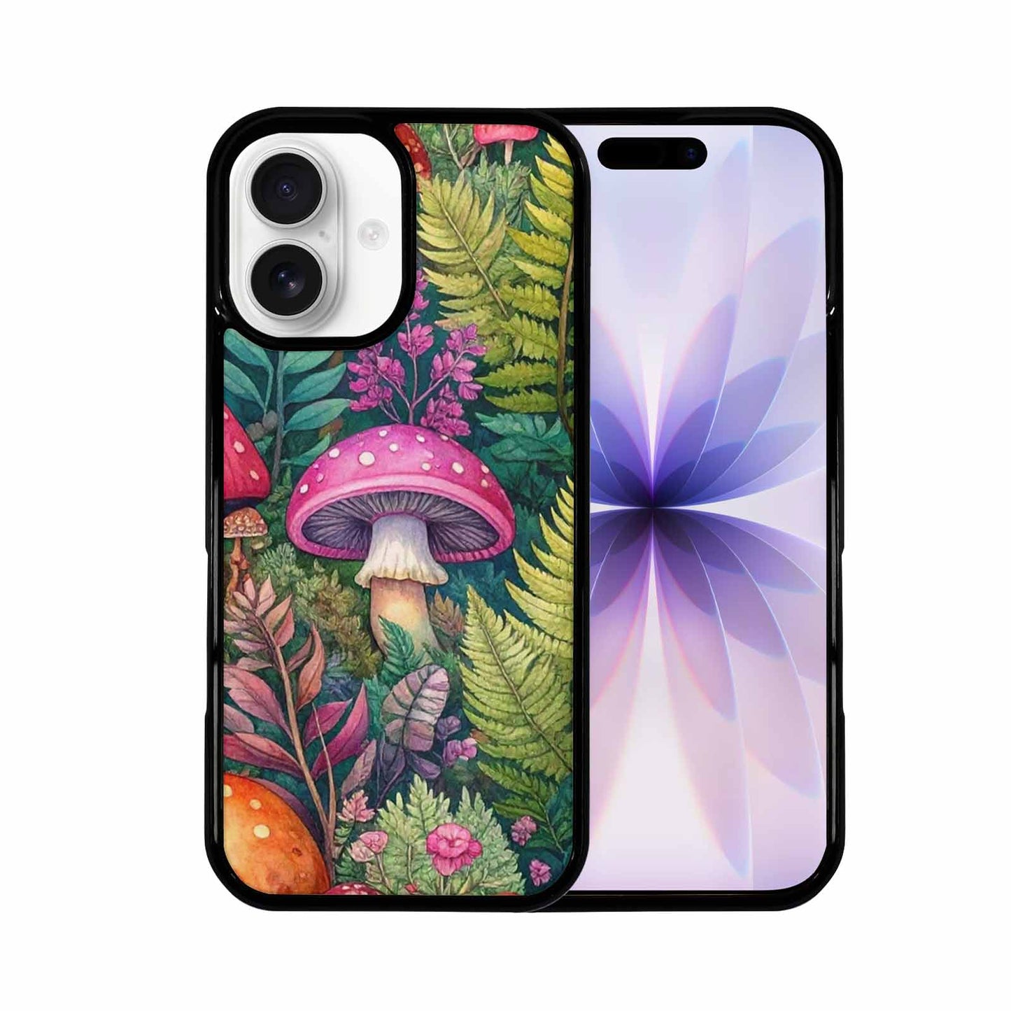 iPhone 17 Case — Mushrooms Botanicalmushrooms P Vyk Floral, Custom Designed Case Cover