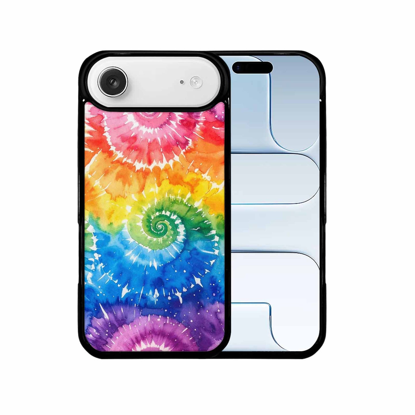 iPhone 17 Air Case — Tie Dye Spiral Rainbow Blended Tie, Unique Phone Case Design