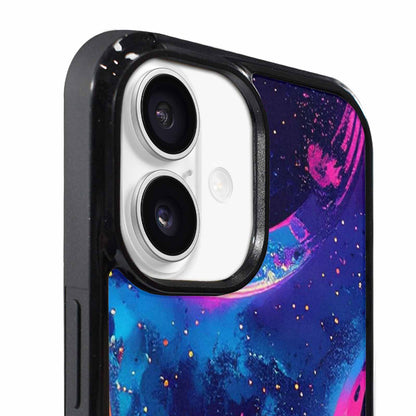 iPhone 17 Case — Neon Winter Moon Cartoon Cute, Original Design Phone Case
