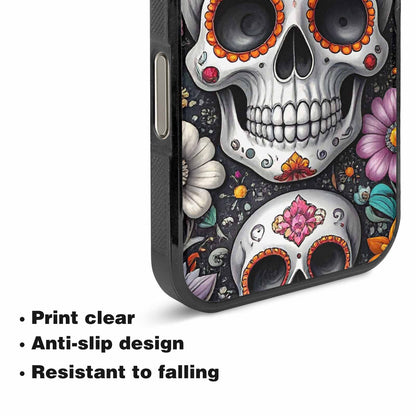 iPhone 16 Pro Case — Greyscale Black And White Dark Black, Custom Print Case Cover