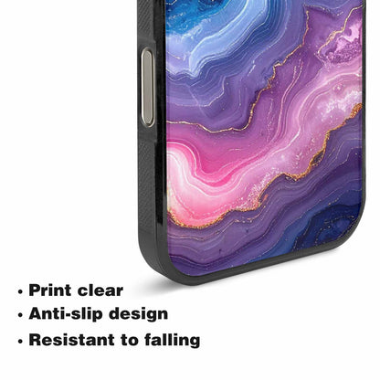 iPhone 16 Pro Case — Marble Galaxy, Original Design Phone Case
