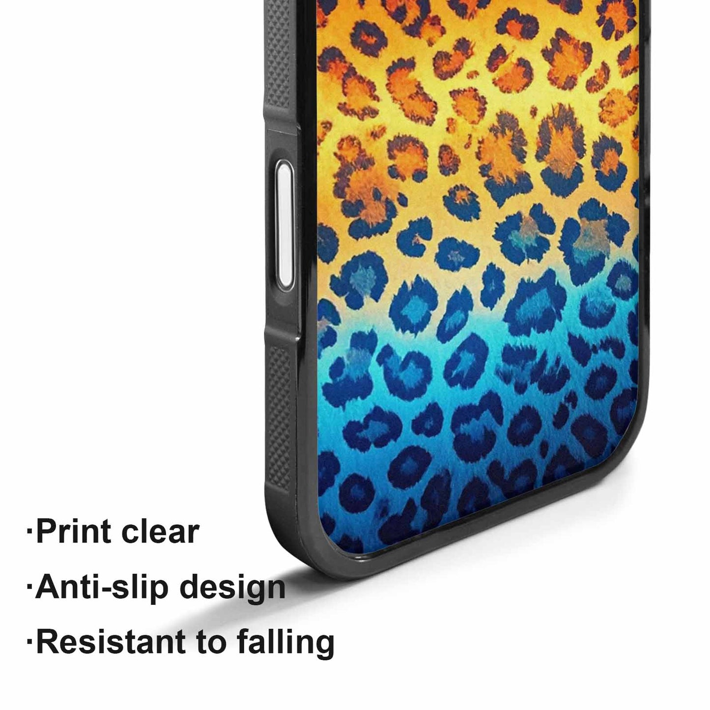 iPhone 17 Case — Leopard Print Gradient Style Animal Print, Personalized Phone Case