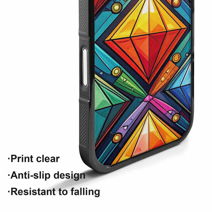 iPhone 17 Case — Vintage Summer Diamond Retro Vintage, Custom Art Phone Cover