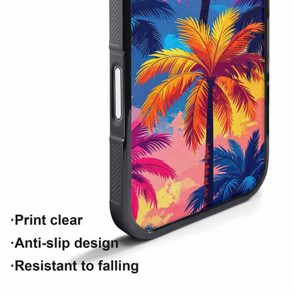 iPhone 17 Pro Max Case — Chrome Bling Palm Original Art, Original Design Phone Case