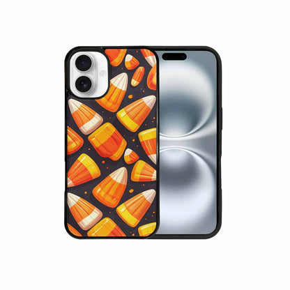 iPhone 16 Plus Case — Halloween Candy Corn Custom, Customized Protective Case