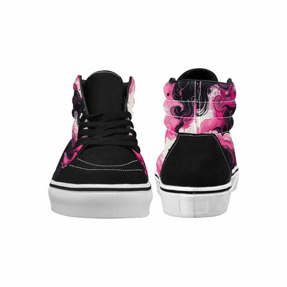 MEN'S Van Gogh Swirl High Top Canvas Melting Art Sneakers