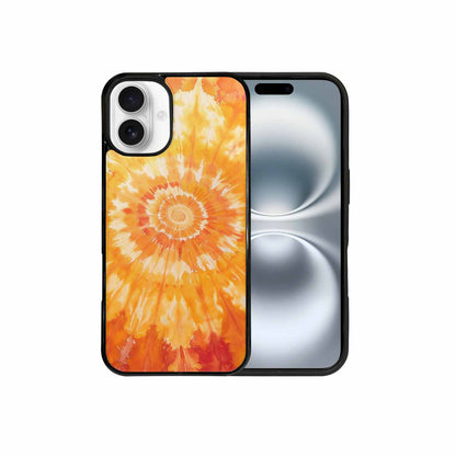 iPhone 16 Plus Case — Ombre Tie Dye Warm, Custom Phone Case