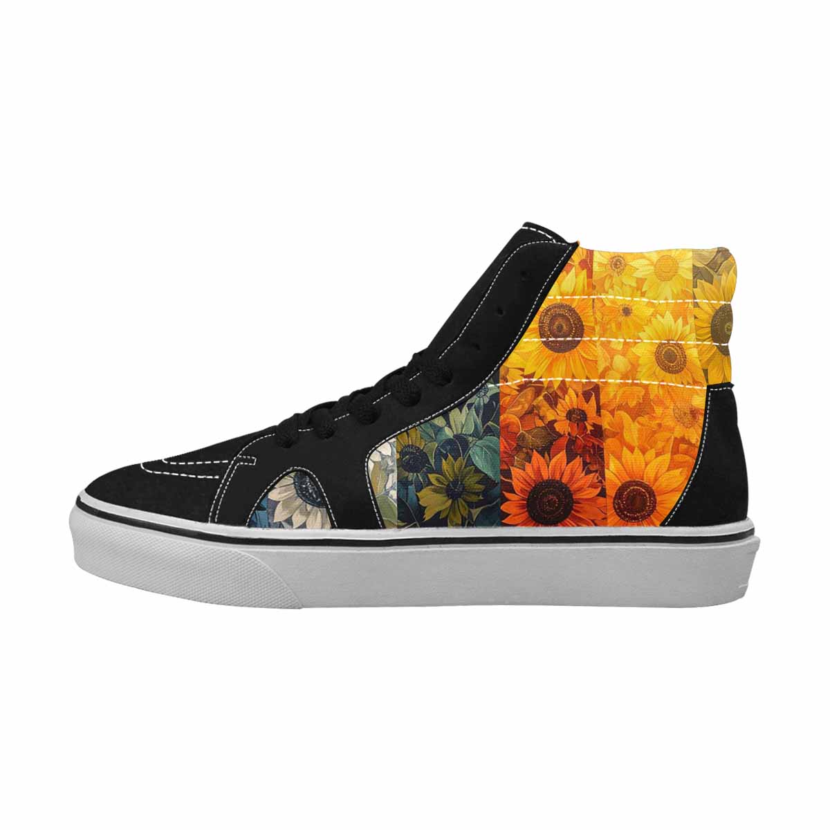 MEN'S Blend Melt Them High Top Canvas Cottagecore Custom Sneakers