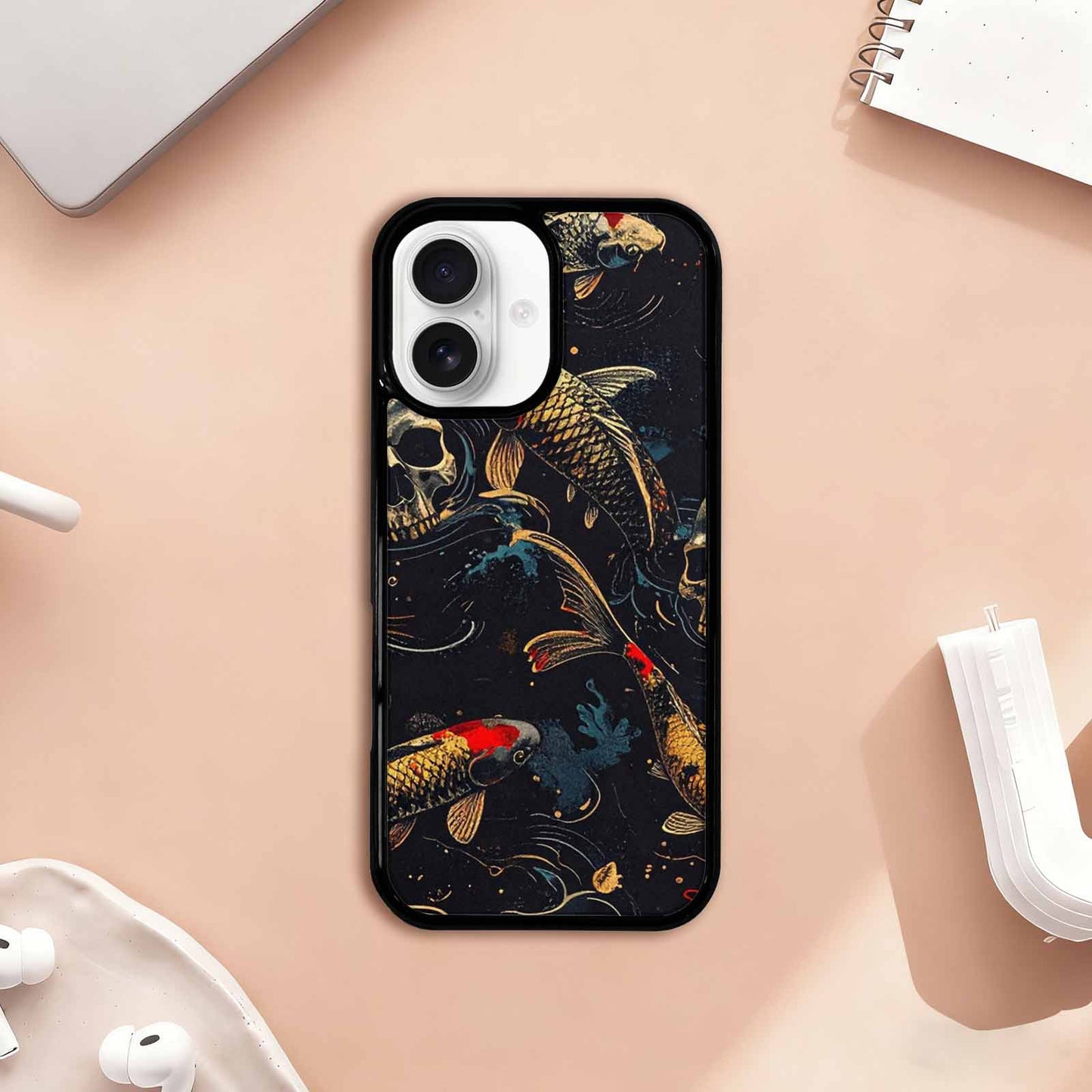 iPhone 17 Case — Skull Dark Art Gothic Print Gothic, Custom Print Case Cover