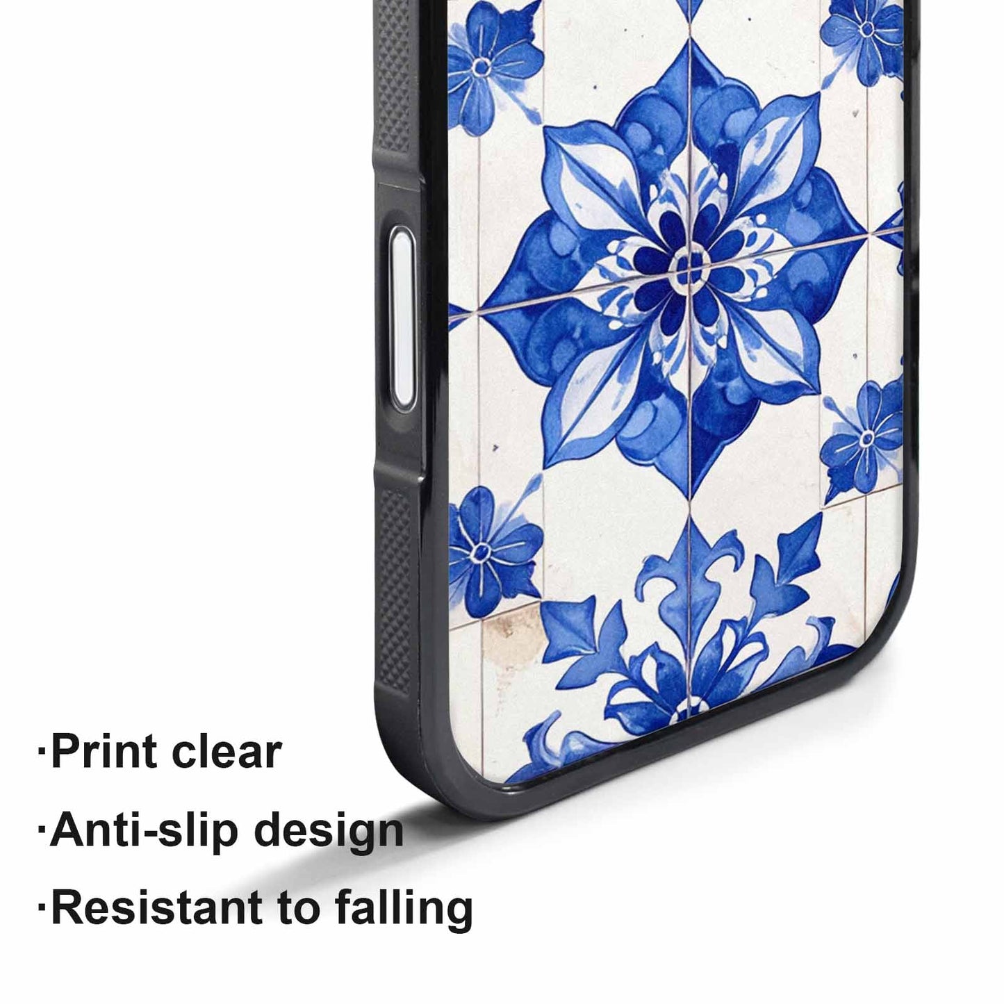 iPhone 17 Air Case — Talavera Tile Floral, Custom Made Phone Cover