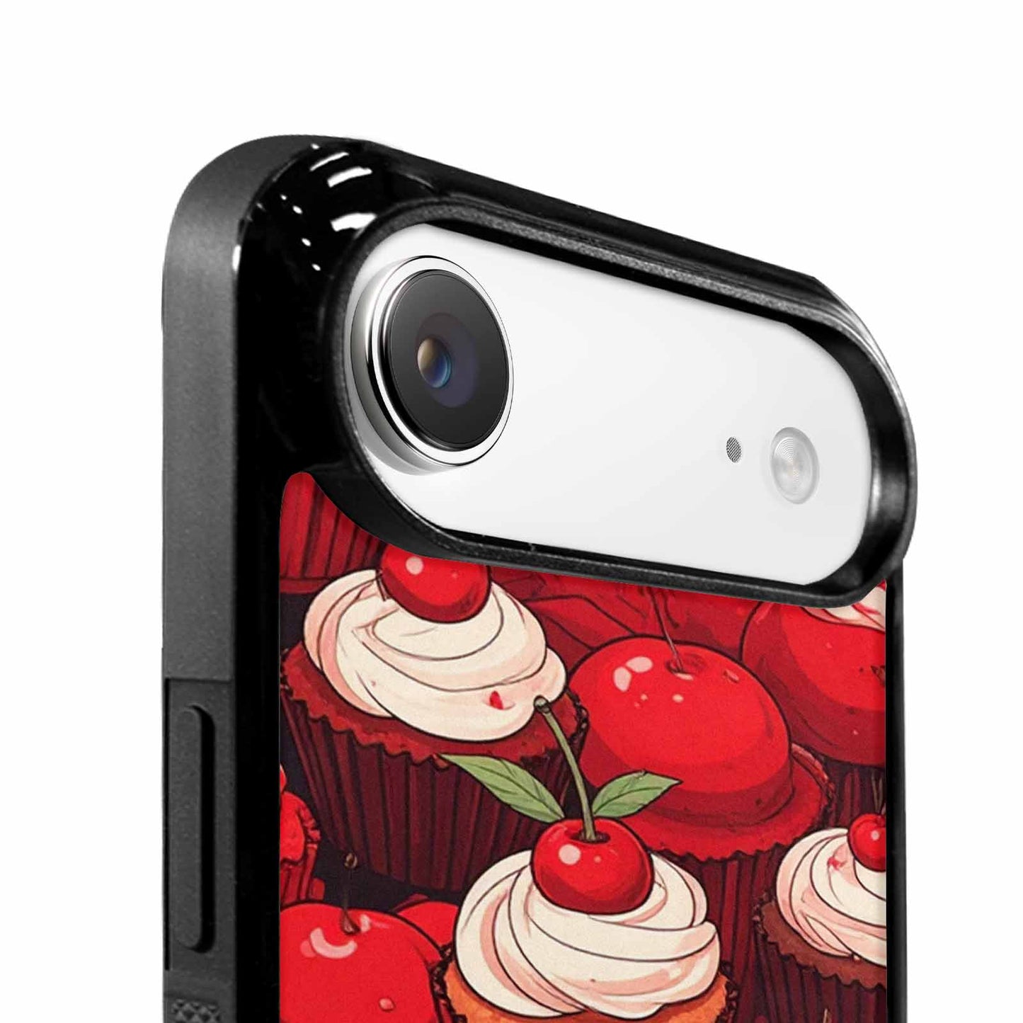 iPhone 17 Air Case — Retro Cherry Cupcake Retro Vintage, Unique Phone Case Design