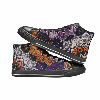 MEN'S Mandala High Top Canvas Y2K Shoes