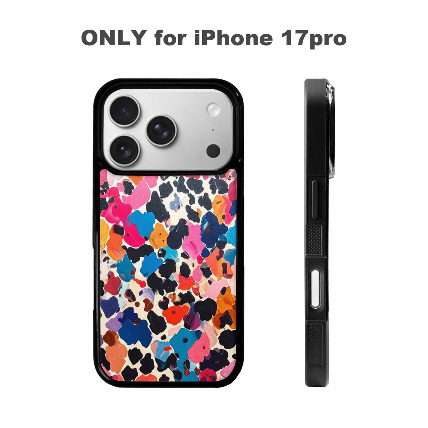 iPhone 17 Pro Case — Small Cow Animal Print Skin Animal, Custom Made Phone Cover