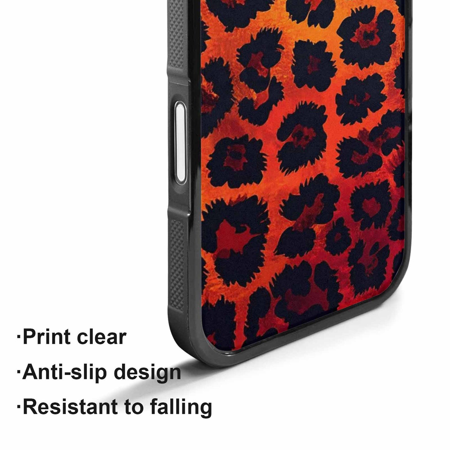 iPhone 17 Case — Leopard Print Dark Seamless Animal Print, Customized Protective Case