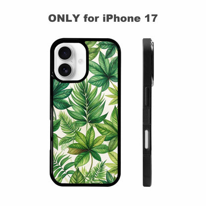 iPhone 17 Case — Small Seven Point Palmate Floral, Unique Phone Case Design