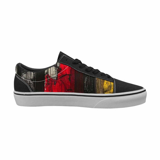 WOMEN'S Liminal Space Fragment Lace-Up Canvas Grunge Custom Shoes