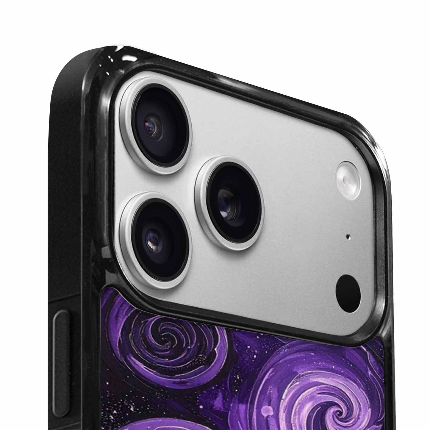 iPhone 17 Pro Case — Seamless Repeating Pattern Of Overlapping Galaxy, Personalized Phone Case