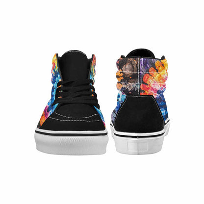 MEN'S Tie High Top Canvas Y2K Custom Shoes