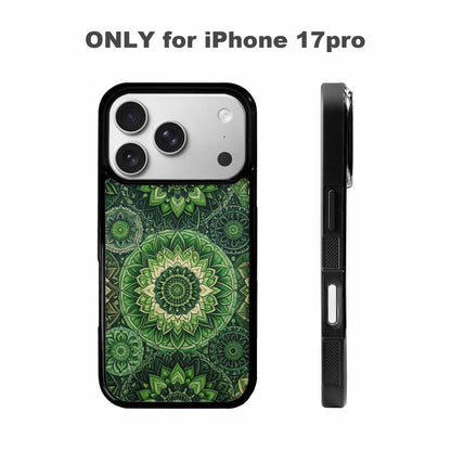 iPhone 17 Pro Case — Small Mandala Pattern Randomly Varying Floral, Custom Printed Phone Case
