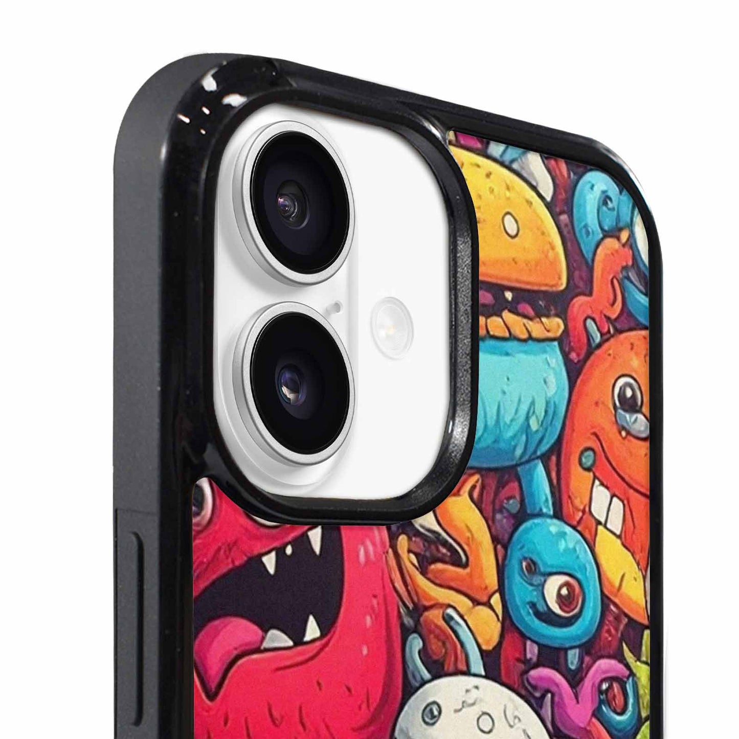 iPhone 17 Case — Small Cartoon Monster Character Cartoon Cute, Custom Printed Phone Case