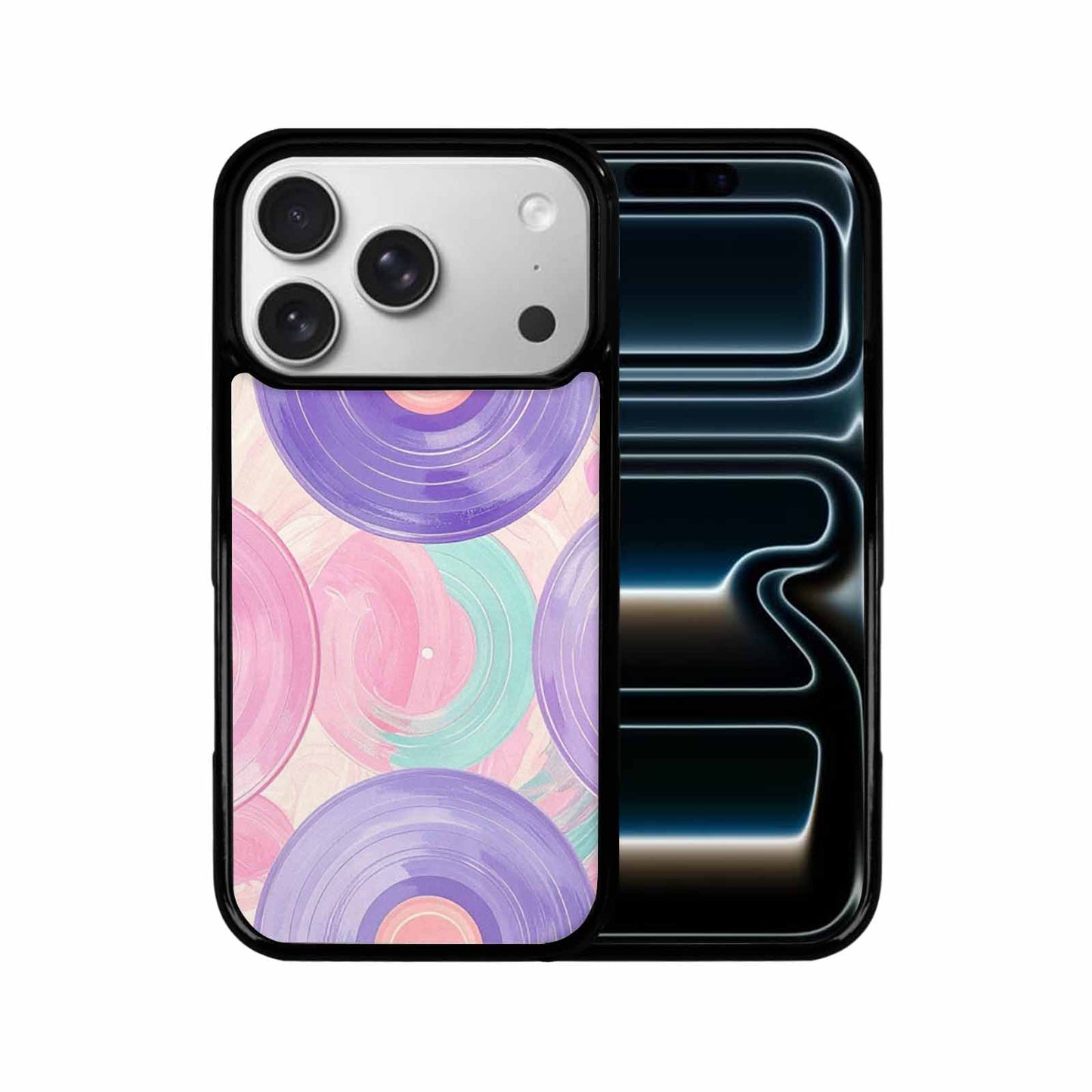 iPhone 17 Pro Case — Pastel Mothers Day Vinyl Original Art, Personalized Phone Case