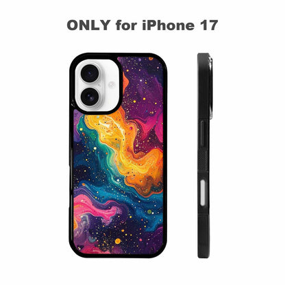 iPhone 17 Case — Galaxy Art Colorful Cosmic Galaxy Space, Personalized Phone Case