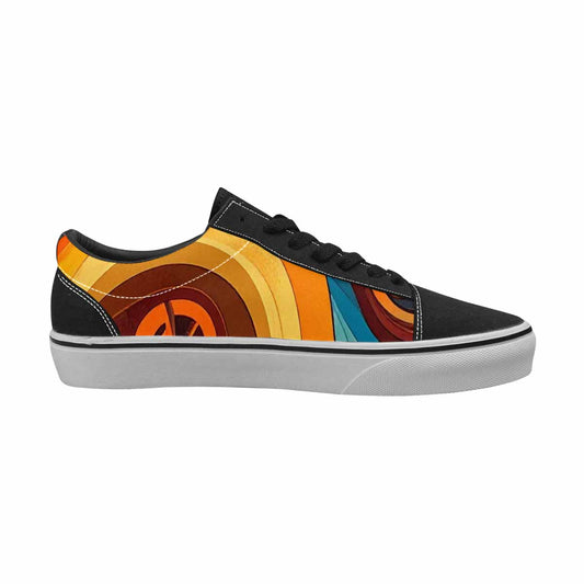 WOMEN'S Groovy 70S Peace Canvas Lace-Up Dreamcore Shoes