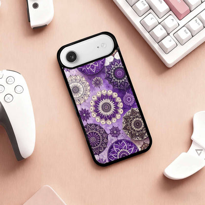 iPhone 17 Air Case — Small Mandala Pattern Randomly Varying Floral, Custom Made Phone Cover