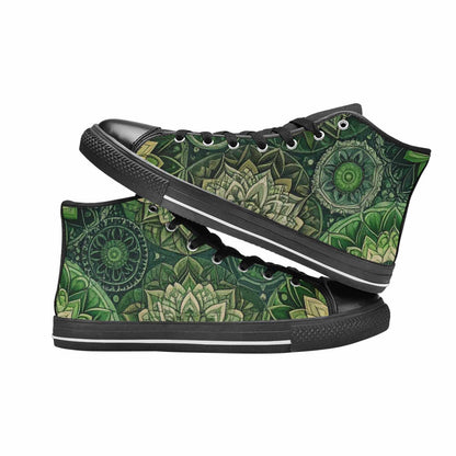 MEN'S Mandala High Top Canvas Y2K Shoes