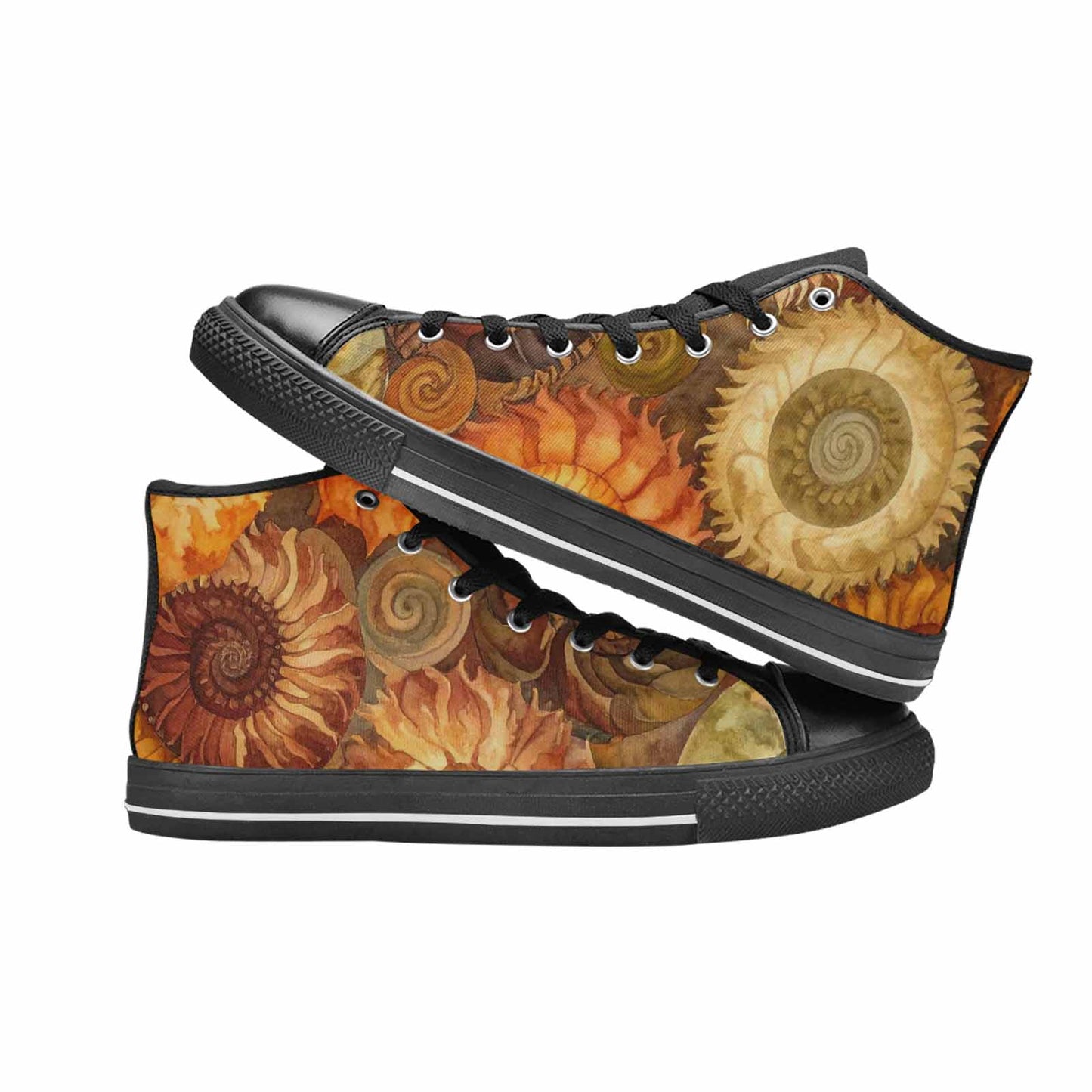 WOMEN'S Tie Dye - High Top Canvas Vivid Custom Sneakers