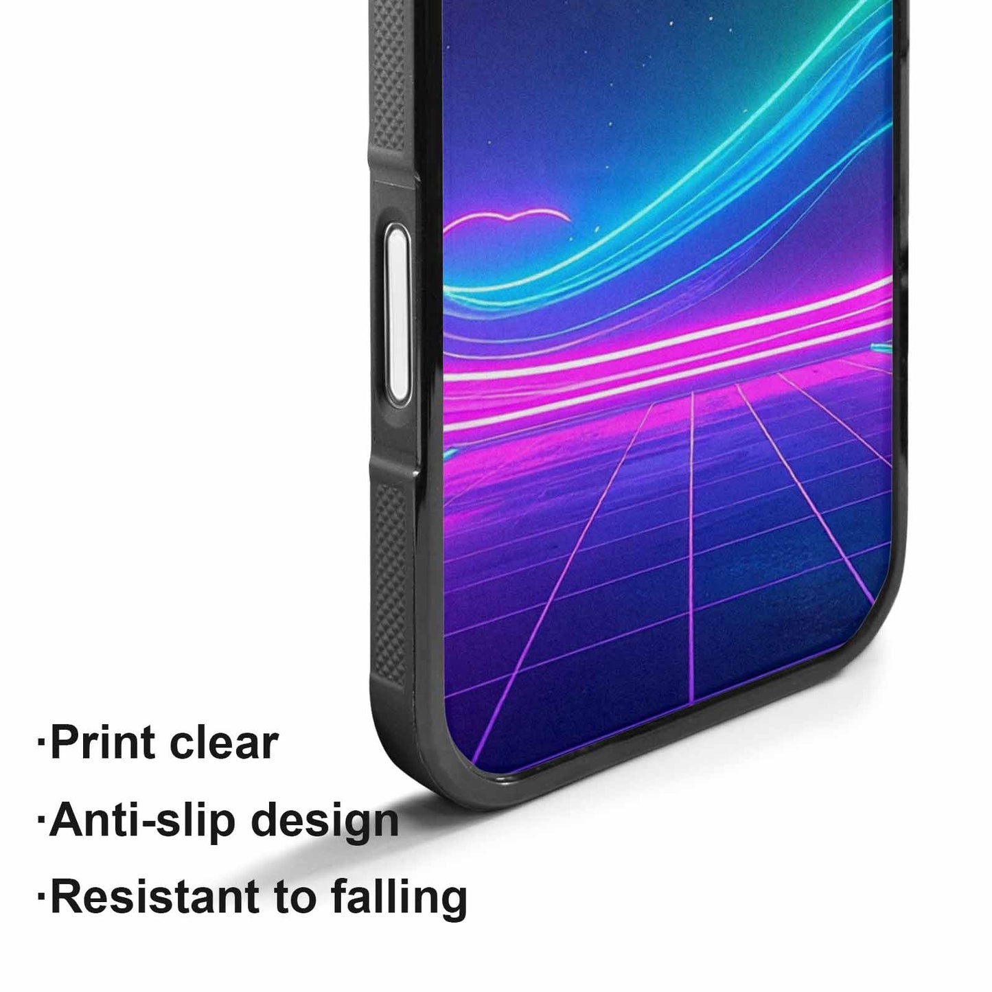 iPhone 17 Case — Neon Cartoon Art Pattern Retro Vintage, Original Design Phone Case
