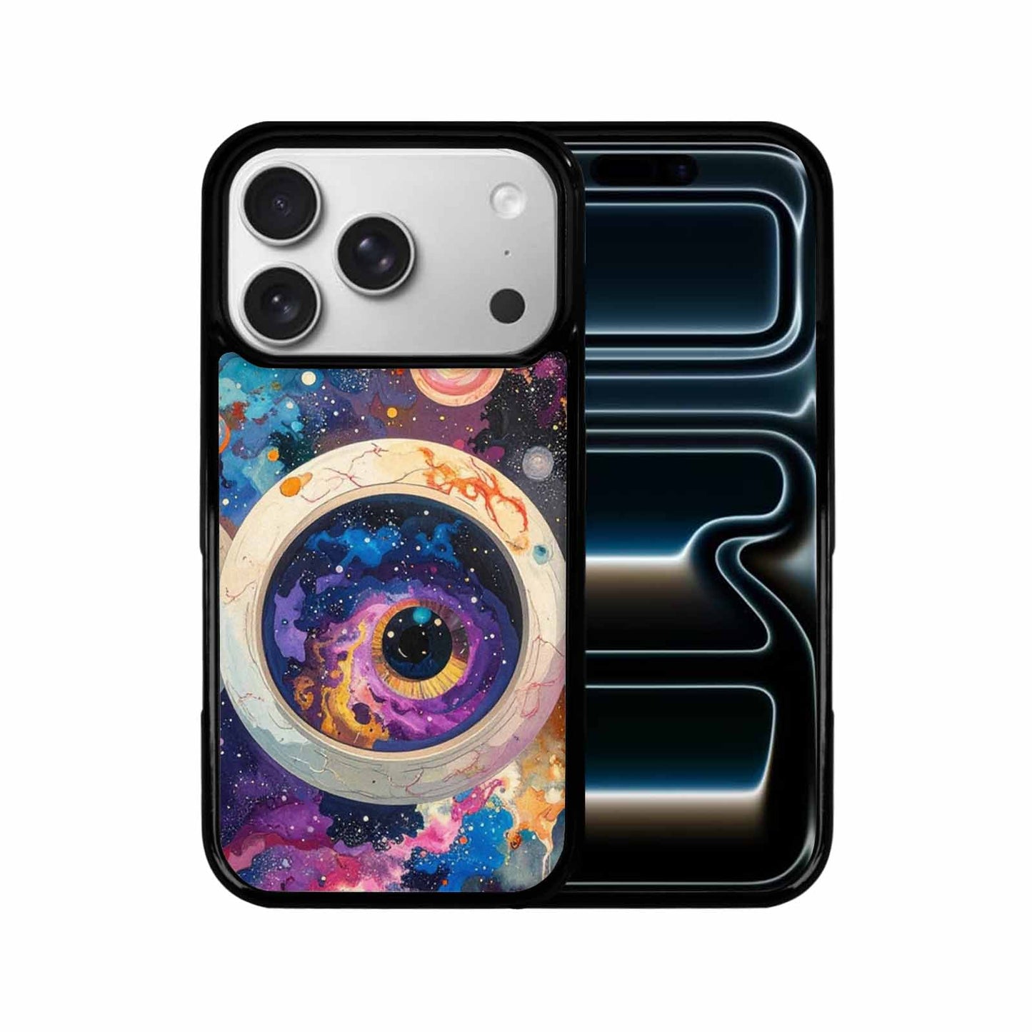 iPhone 17 Pro Case — Seamless Tileable Pattern Of Overlapping Galaxy, Personalized Phone Case
