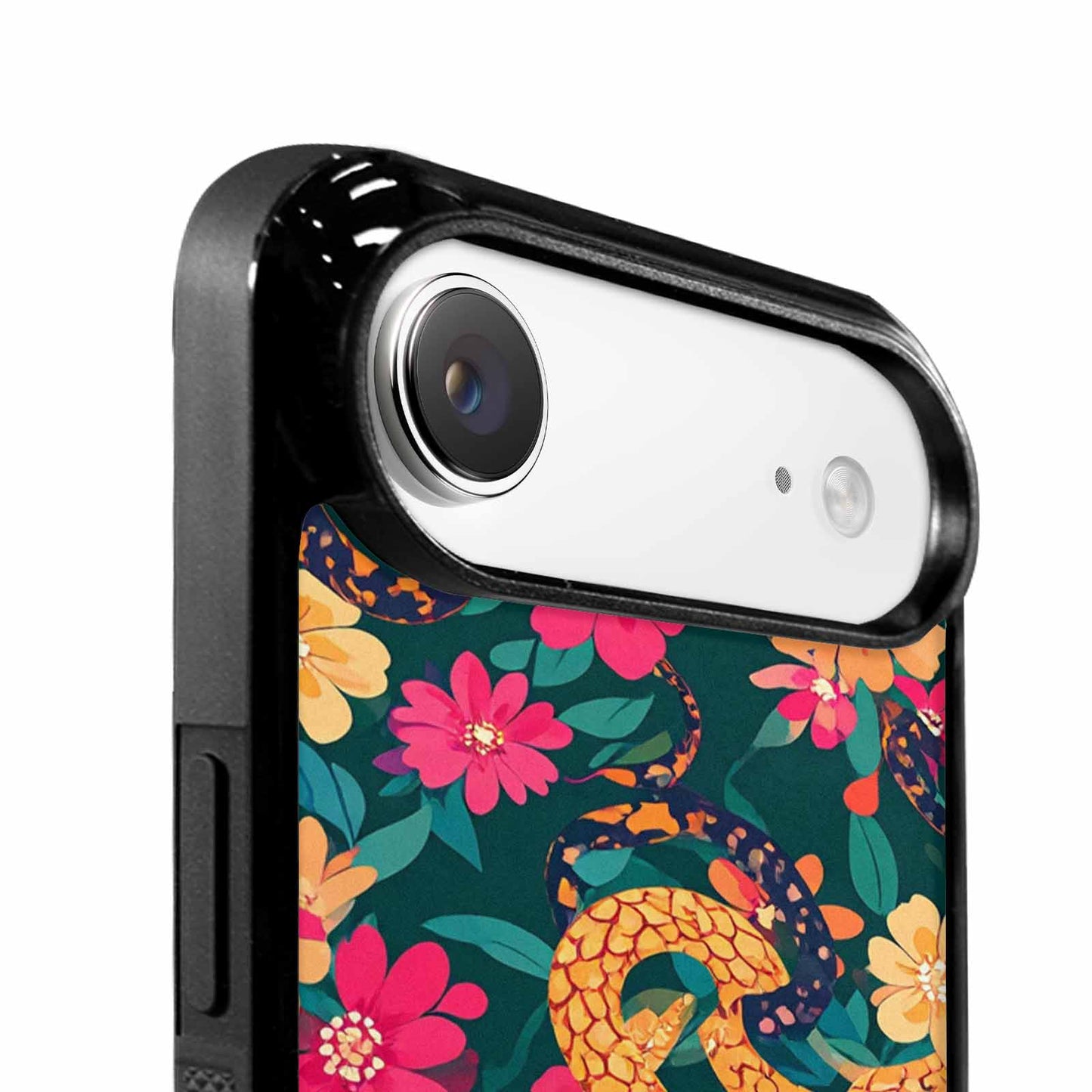 iPhone 17 Air Case — Floral Snake Print Floral, Custom Designed Case Cover