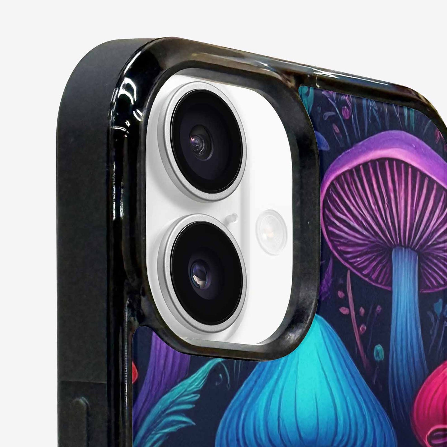 iPhone 16 Plus Case — Psychedelic Mushroom Custom Personalized Phone Cover, Custom Designed Case Cover